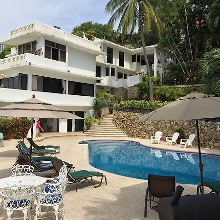 Villa Palmitas Acogedor Departamento Nivel Piscina Gigante Jardines 阿卡普尔科 外观 照片