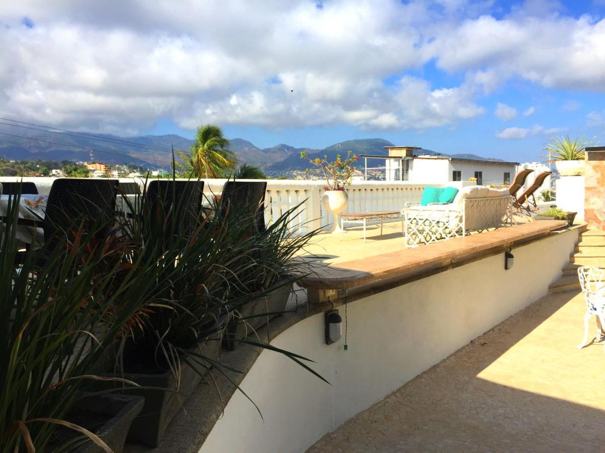 Villa Palmitas Acogedor Departamento Nivel Piscina Gigante Jardines 阿卡普尔科 外观 照片