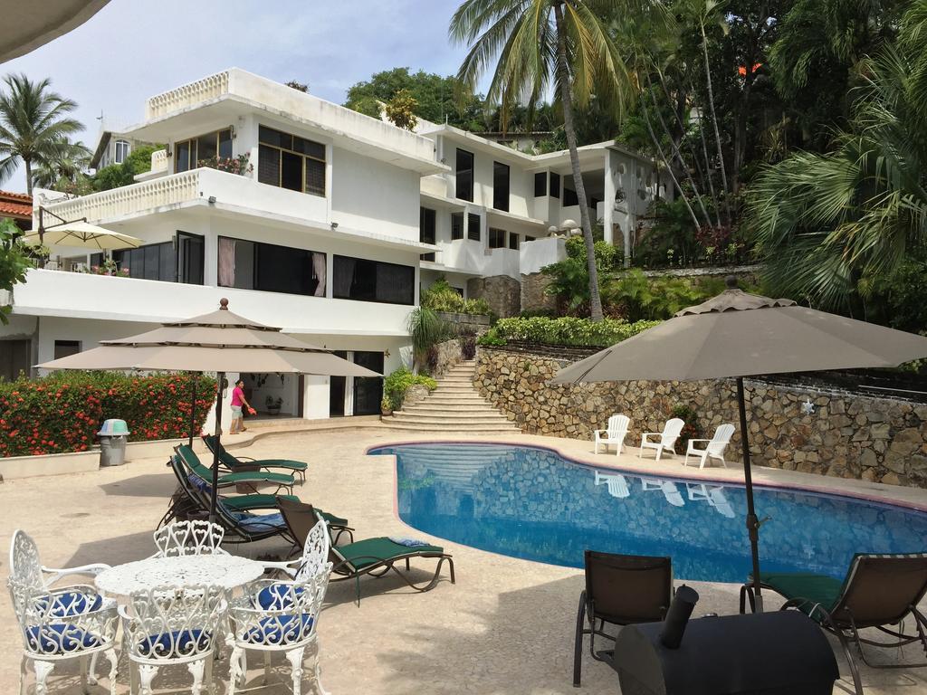 Villa Palmitas Acogedor Departamento Nivel Piscina Gigante Jardines 阿卡普尔科 外观 照片